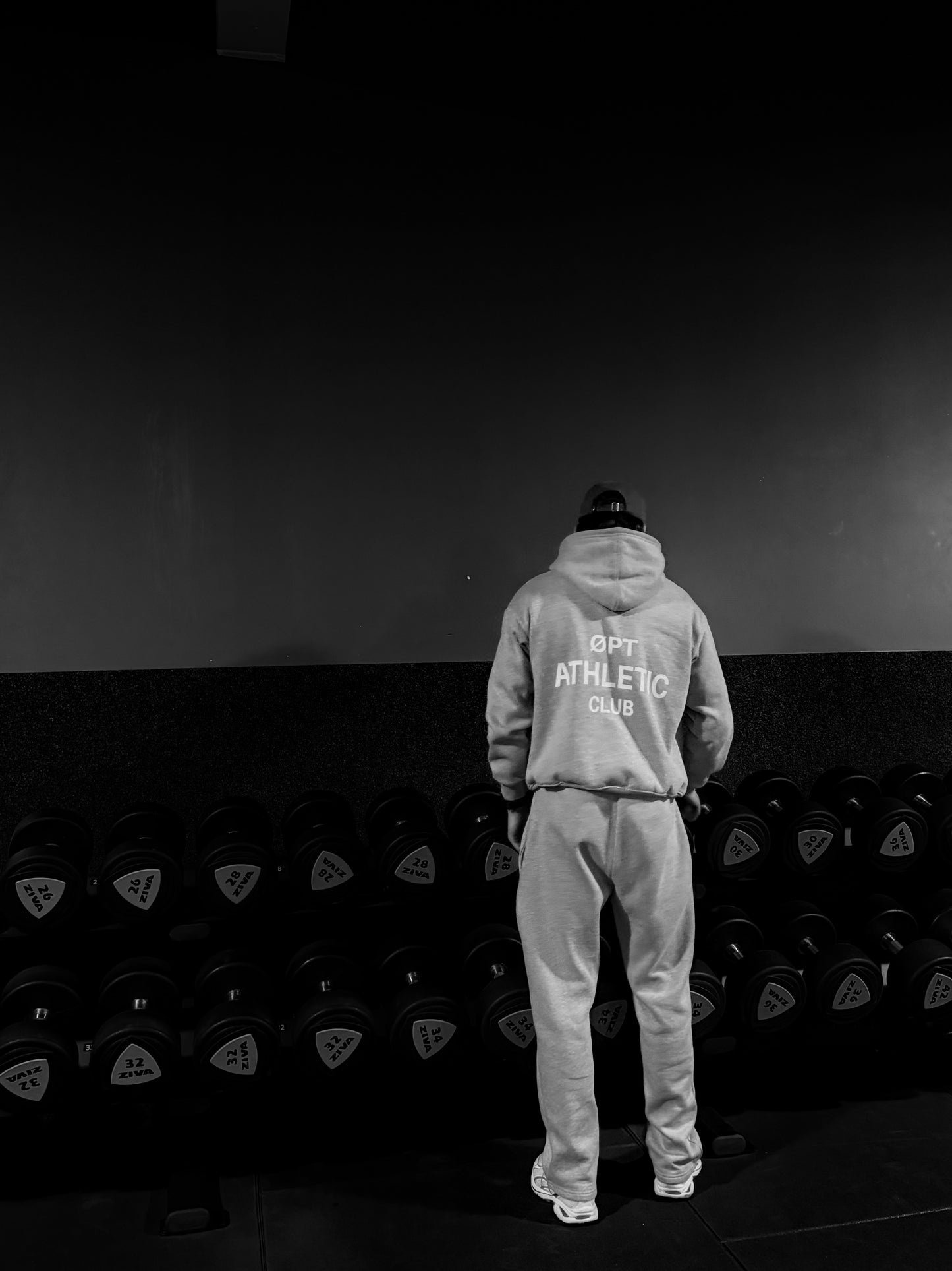 ØPT Hoodie Melange grey